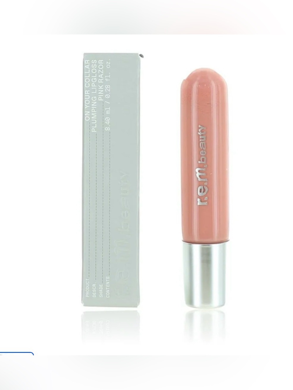 On Your Collar Plumping Lipgloss by r.e.m. beauty, 0.28oz - Pink Razor